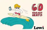 Vuelven los 60GB de Lowi para clientes nuevos y existentes