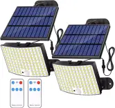 2x Luz Solar Exterior con Sensor de Movimiento 2x Luz Solar Exterior con Sensor de Movimiento