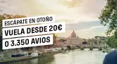 Vuelos en otoño con Vueling