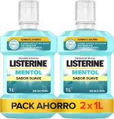 2x 1L Listerine Mentol suave 2x 1L Listerine Mentol suave