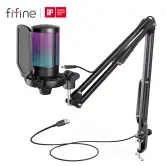 Micrófono Fifine USB Cardioide + Trípode