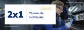2x1 en tus placas de matrícula