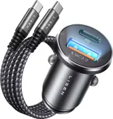 Cargador de coche  con cable 1m USB-C
