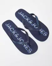 Chanclas azul marino Jack & Jones Chanclas azul marino Jack & Jones