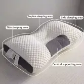 Almohada ortopédica cervical 74x48cm