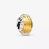 Charm de Cristal de Murano Acanalado Estrella Fugaz