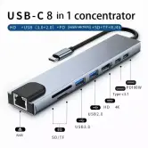HUB USB-C 8 en 1