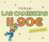 TODAS las camisetas + 1 par de calcetines gratis en Pampling TODAS las camisetas + 1 par de calcetines gratis en Pampling