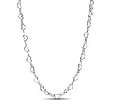 Collar de plata de ley con forma de corazón Pandora