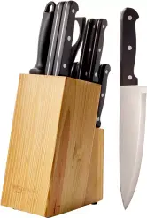 Juego de 14 Cuchillos + Soporte Amazon Basics Juego de 14 Cuchillos + Soporte Amazon Basics