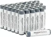 40 Pilas alcalinas AAA Industriales Amazon Basics