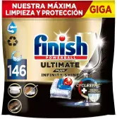 146 Pastillas Finish Ultimate Plus Infinity Shine