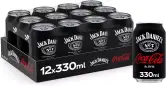 12x 250ml Latas de Coca-Cola y Jack Daniel's 12x 250ml Latas de Coca-Cola y Jack Daniel's