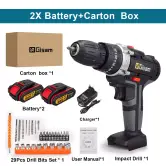 Taladro de impacto inalámbrico + 2 baterías