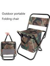 Silla de pesca plegable portátil con bolsa térmica Silla de pesca plegable portátil con bolsa térmica