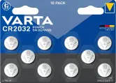 10 Pilas de Botón CR2032 VARTA