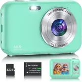 Cámara Digital Compacta con Tarjeta 32GB