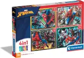 4 Puzzles en 1 Infantiles Spiderman