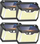 4x Luz Solar LED Exterior IP67
