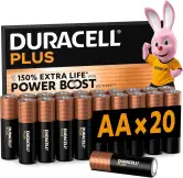 20x Pilas Duracell Plus AA