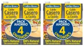 8x 1L Caldo Casero Cocido Gallina Blanca