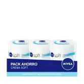 3x 375 ml Nivea Soft Crema Hidratante Multiuso 3x 375 ml Nivea Soft Crema Hidratante Multiuso
