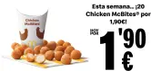 20 Chicken McBites McDonald’s (oferta semanal)