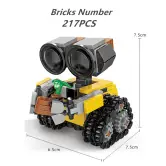 MOC Bloques de construcción Wall-E 217 piezas