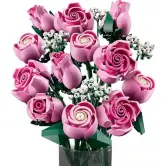 Bloques de construcción Ramo de Rosas Rosadas