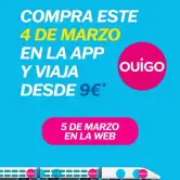Billetes de tren con OUIGO