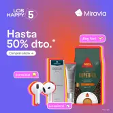 Hasta 50% dto. + cupones plus Los Happy 5 en Miravia