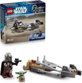 LEGO Star Wars Moto Speeder del Mandaloriano y Grogu