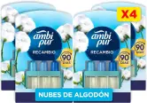 Pack 4 Ambi Pur 3Volution Nubes de algodón