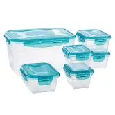 Pack 6 Contenedores herméticos Amazon Basics