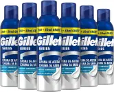 6x 250 ml Gillette Series Espuma De Afeitar 6x 250 ml Gillette Series Espuma De Afeitar