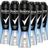 6x 150ml Desodorante Rexona Cobalt