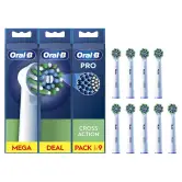 9x Cabezal Oral-B Pro CrossAction