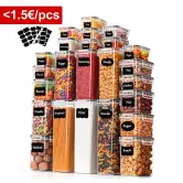 Juego de 24 recipientes herméticos