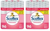 2x 96 Rollos de Papel Higiénico Scottex Original