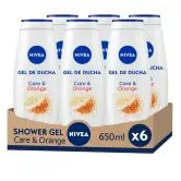 6x 650ml Gel de ducha Nivea