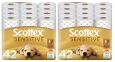 2x 42 Rollos Papel Higiénico Scottex Sensitive