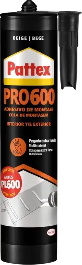 300 ml Adhesivo de montaje Pattex PRO600 300 ml Adhesivo de montaje Pattex PRO600