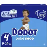 328 Pañales Dodot Bebé Seco (Tallas 4 y 5)