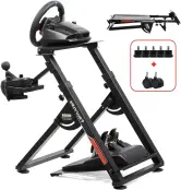 Soporte de volante ajustable y plegable para simulación Soporte de volante ajustable y plegable para simulación