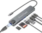 Hub USB-C DreamQuest 8 en 1 Hub USB-C DreamQuest 8 en 1