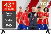 Smart TV TCL 43" QLED FHD