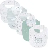 Set 5 Baberos Chicco Bebé