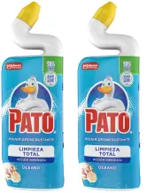 2x 750ml Limpiador quitamanchas para inodoro Pato fragancia océano