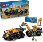 LEGO City Camión Volquete y Cargadora Frontal de Juguete