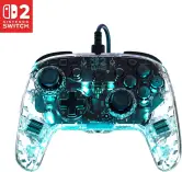 Mando Turtle Beach Afterglow Clear RGB con cable Nintendo Switch 2 Mando Turtle Beach Afterglow Clear RGB con cable Nintendo Switch 2